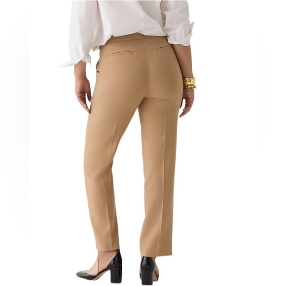 JCrew Kate Straight-Leg Stretchy Dress Pant in Tan Size 18 - Picture 3 of 5